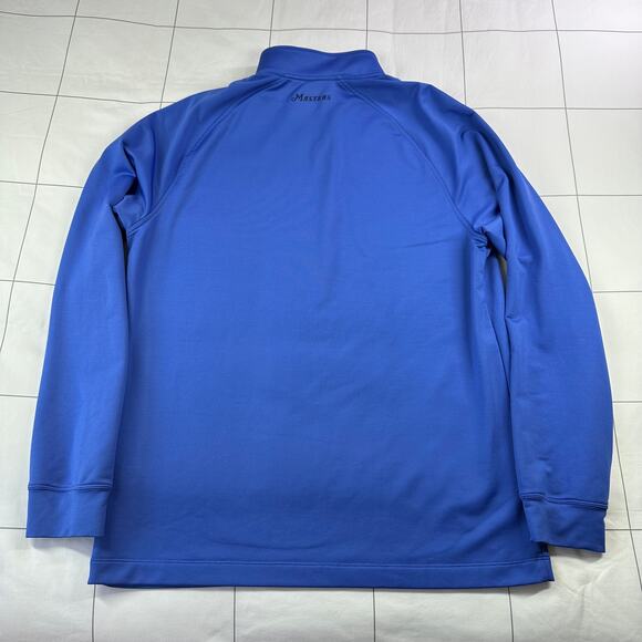 Masters Tech 1/2 Zip Pullover Mens Medium Blue Purple Performance Golf Casual - Picture 2 of 9